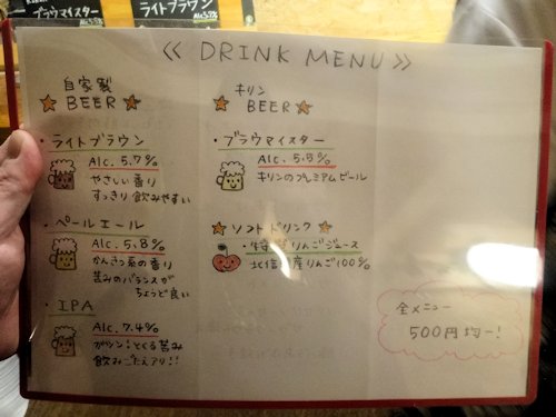中野ビール工房@中野