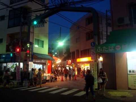 川島夜店市-川島商店街入口