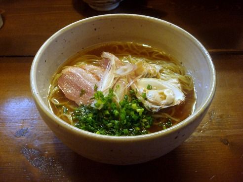 むろや＠新宿御苑前-蛤の冷やし麺