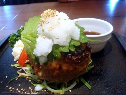 中野グリル@中野-おろしポン酢ハンバーグ
