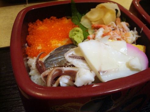 さかなの目玉＠中野-海鮮丼定食