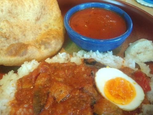 カレーリーフ＠東中野-ポテトのローストチリカレー
