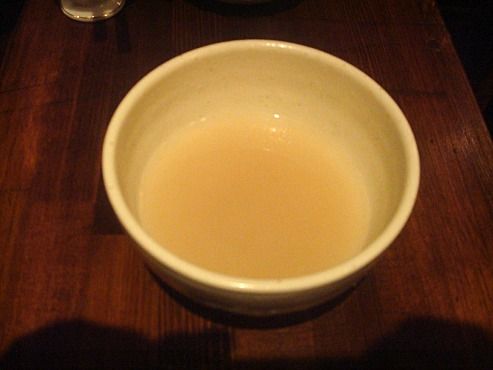 浅見製麺所＠中野-蕎麦湯