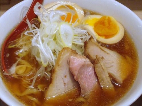 七彩@東京駅-特製喜多方らーめん(醤油味)