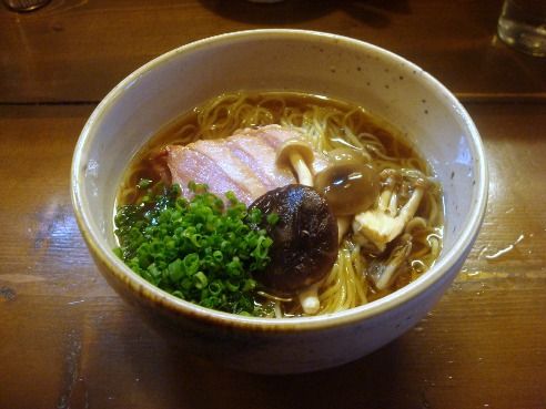 むろや＠新宿御苑前-蛤と茸の冷し麺