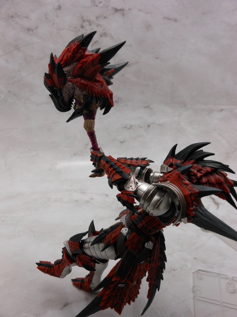 MH4 レウス装備ハンターフィギュア ＆ ゴア・マガラ剥ぎ取り風ケース MH4 レウス装備ハンターフィギュア ＆ ゴア・マガラ剥ぎ取り風ケース
