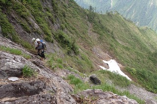 s-64北稜下降6p目下降点P6061345