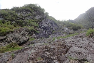 s-63北稜下降p目の空中懸垂P6061347