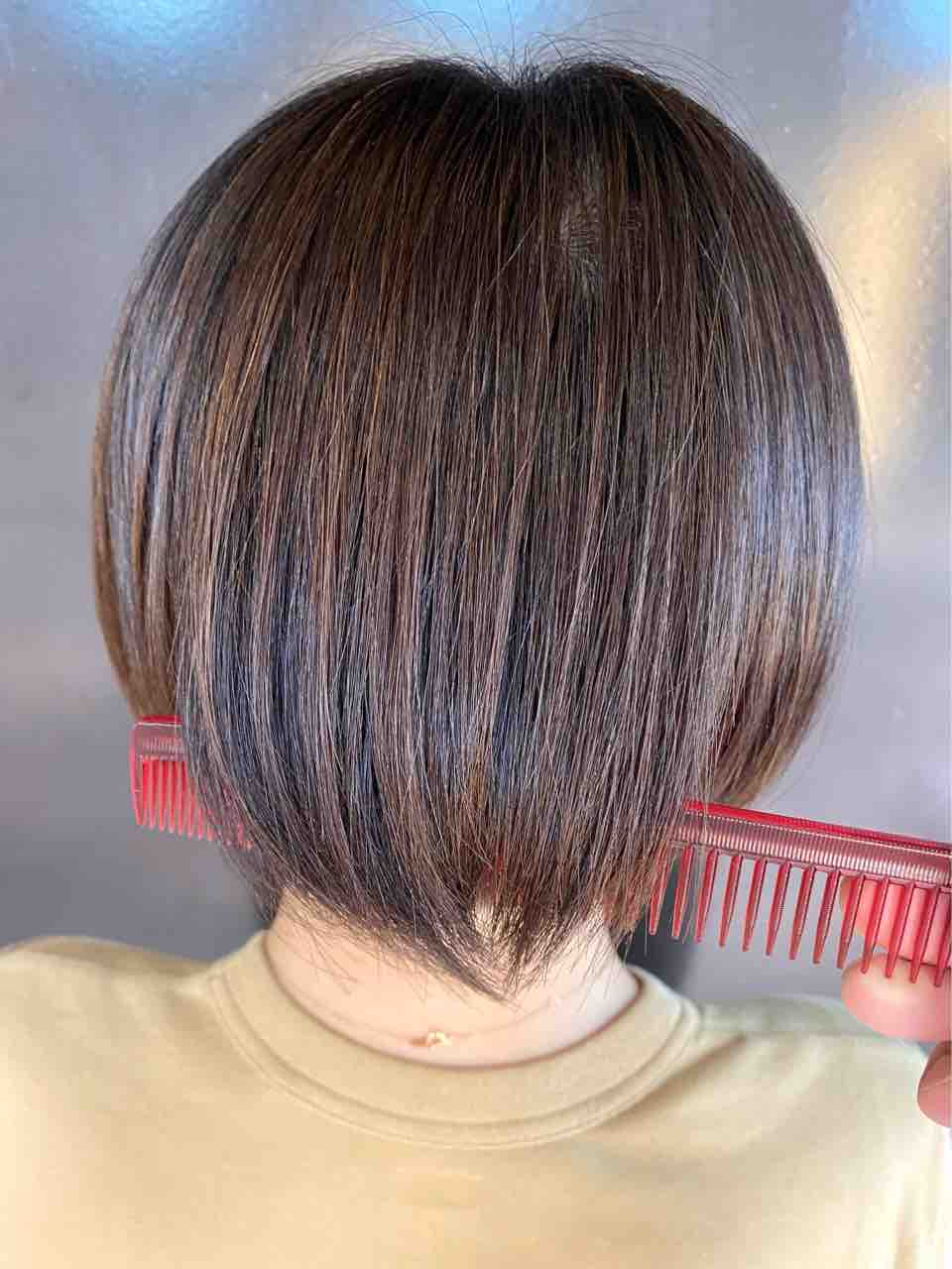 襟足ギリギリのショートボブ 滋賀県 長浜市 美容室 Styling Lounge Bunzo ぶんぞう ブンゾウ のblog