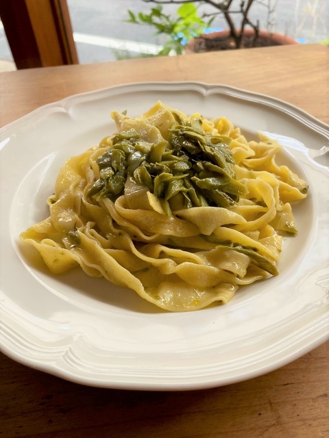 アスパラフェットチーネ7