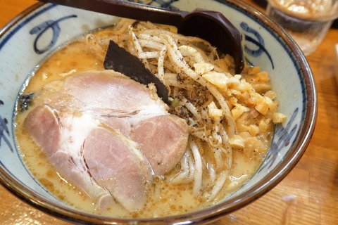 ぶらり、（限定）豚脂もやし醤油拉麺@らーめん がれ【横手市】