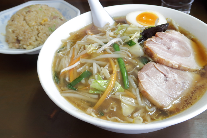 ぶらり、サンマーメンと半チャーハン@ラーメン46【仙北市】 : カメラを