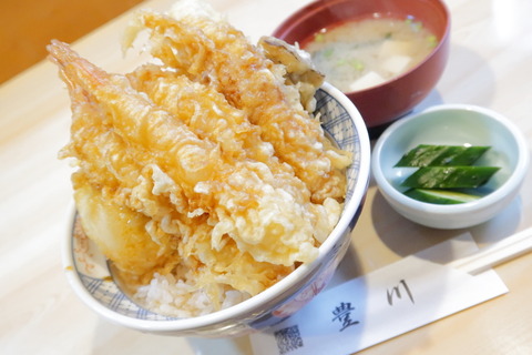 ぶらり、天丼たまご天付き@うなぎ 豊川【横手市】