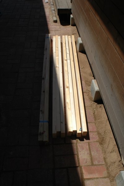 個性的なオベリスクを作る木工作業 山里の暮らし