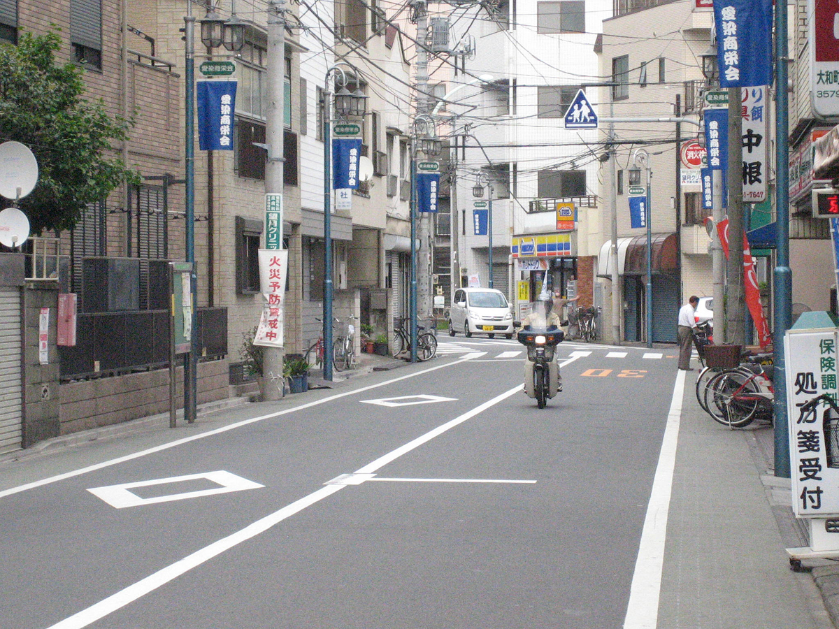 国道17号 板橋 自転車
