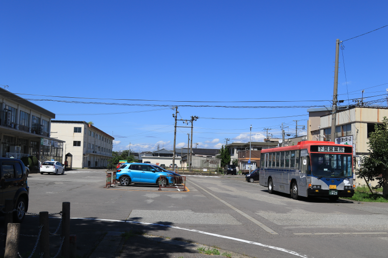 坂町駅前 新潟県村上市 バスと終点と私 坂町駅前 新潟県村上市 バスと終点と私