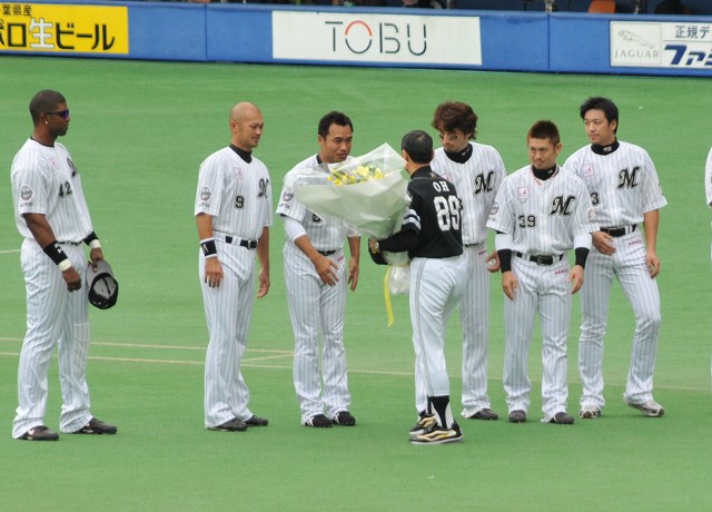 堀様と握手