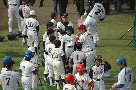 野球教室山崎