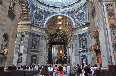 イタリア スイス旅行記 第24回 ローマ観光 バチカンのサンピエトロ大