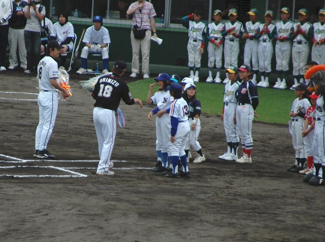 試合開始前