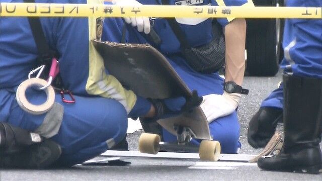 スケボーに乗っていた男児がひかれ死亡した事件で、運転手からは完全に死角で避けようがないと物議に…（動画あり）