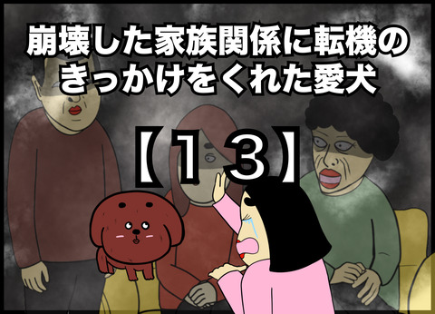 【13】崩壊した家族関係に転機のきっかけをくれた愛犬