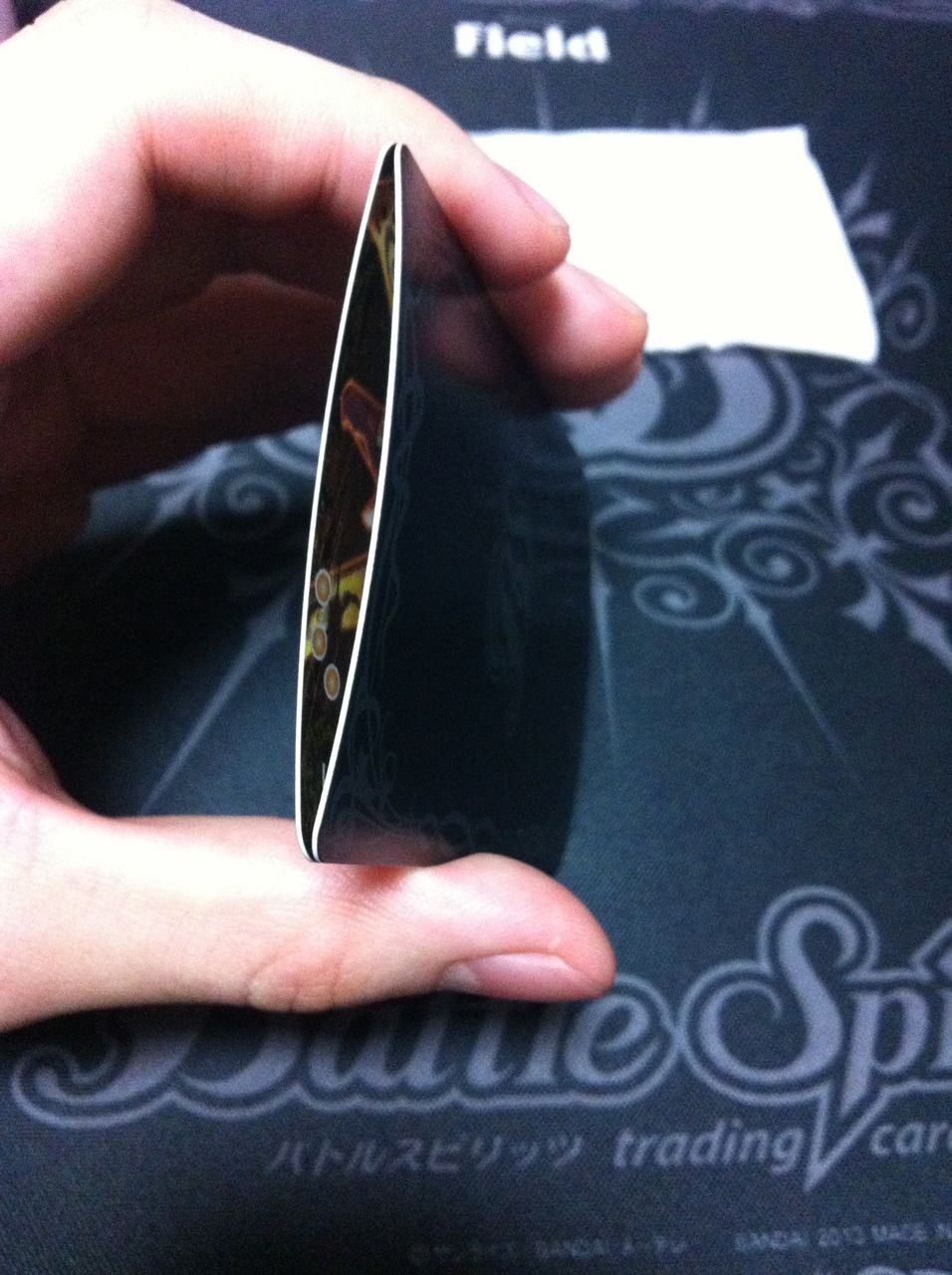 カードの反りを直してみた アルファのバトスピブログ