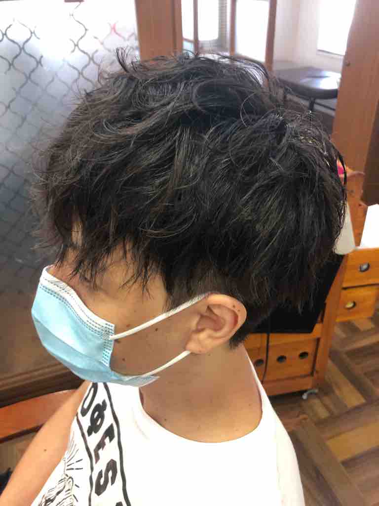 メンズパーマ 多治見市土岐市の美容室 美容院 ヘアサロンbusu