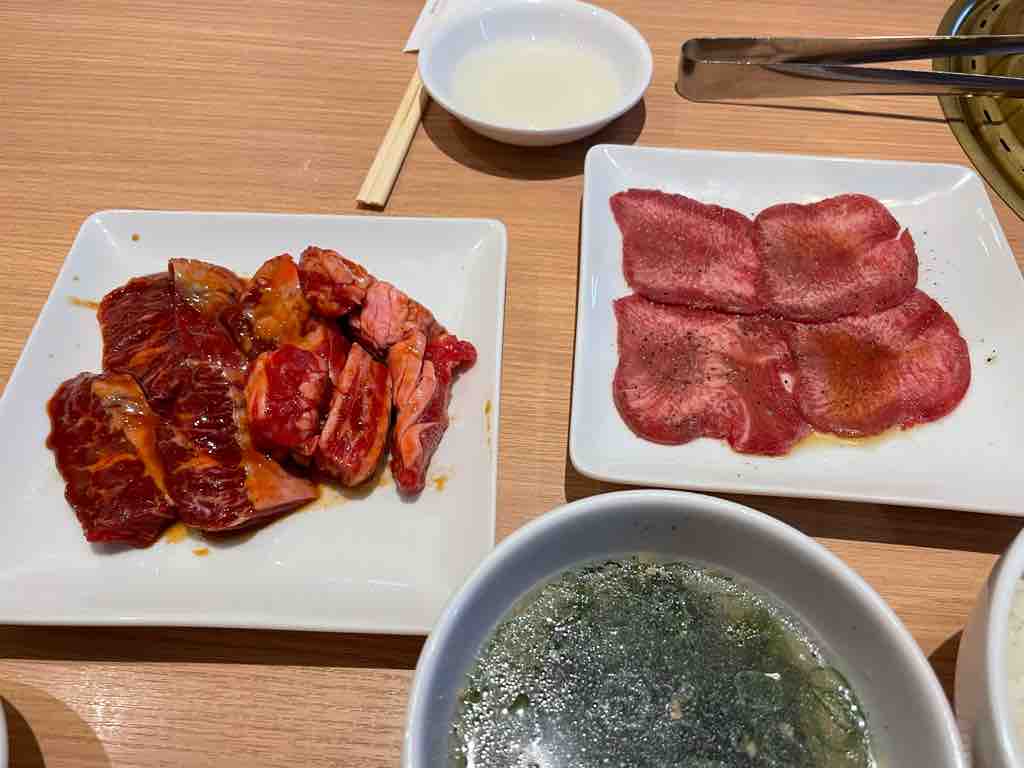 一人焼肉シリーズ 水巻町 ワンカルビ編 ブースカの本日の麺です