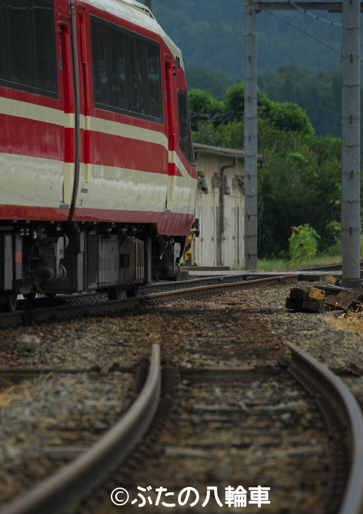長野電鉄 1000系s2編成 棒線化 リンゴ畑で戯れて