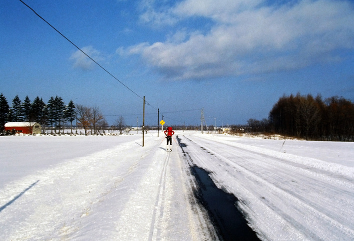 回想録/1988年冬　8氏とXCスキーで北海道旅