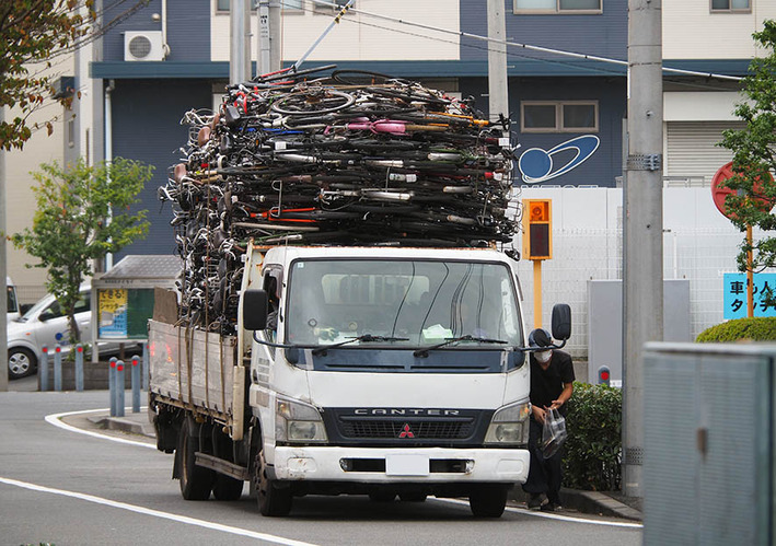 趣味の自転車と簡単に捨てられる自転車と…