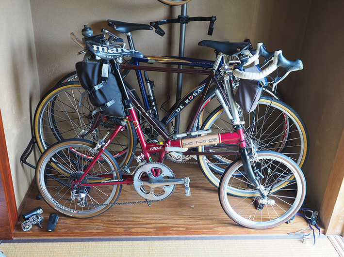 床の間自転車のサドルに異変アリ!!