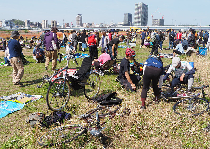 関戸橋フリマ2024春&小野路サイクリング : 旅からす本館 日本をもっと