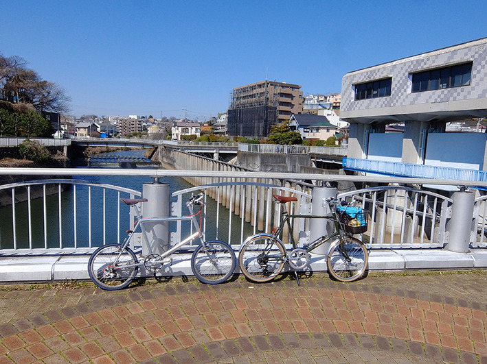 親子ポタリング　小机城と鉄分補給