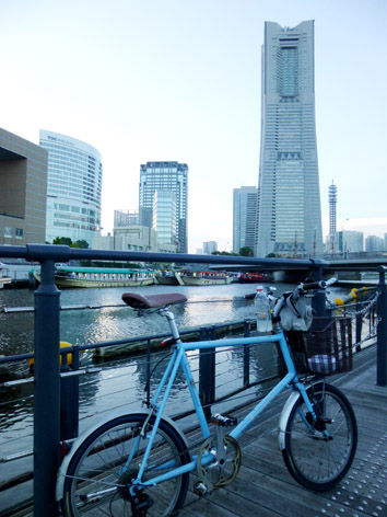 親子でカニ捕獲サイクリングin横浜