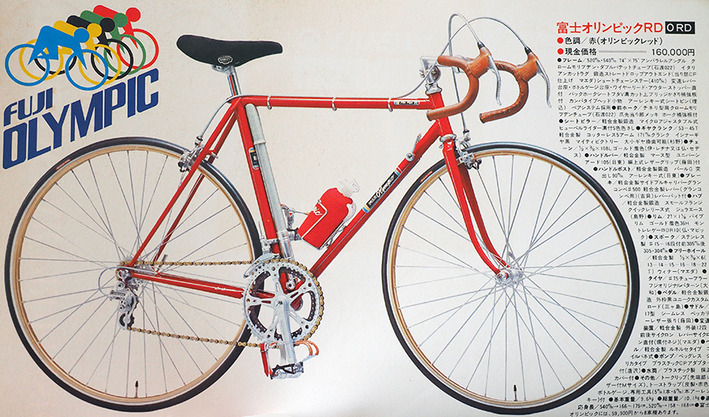 昭和の最高級市販ロード 富士オリンピックRD