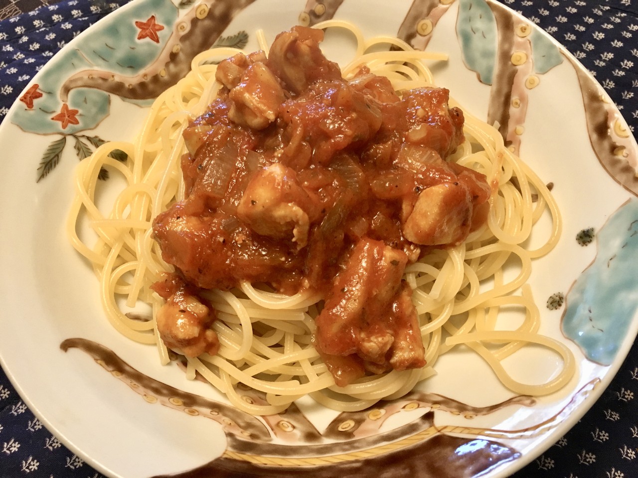 鶏のトマト ソース パスタ 多分世界で最初のとんかつ評論家 元木一朗のブログ 鶏のトマト ソース パスタ 多分世界で最初のとんかつ評論家 元木一朗のブログ