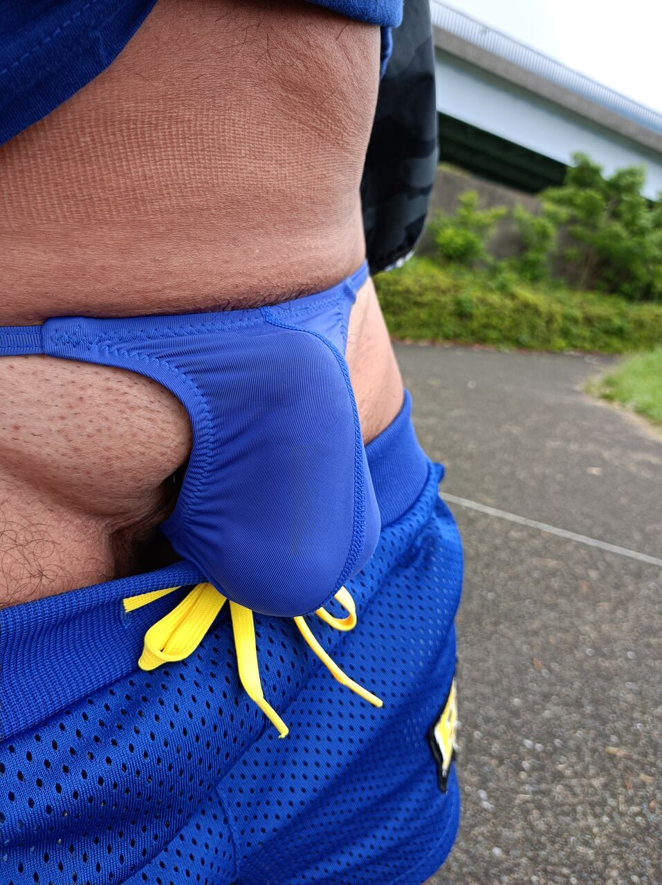 管理人のハッテン場散歩・新木場夢の島公園 : ギンギン勃起もっこり下着で・・・!