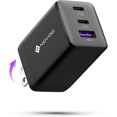 ゲッキーのお買い得商店街 : NOVOO 67W USB-C PD 2ポート＋USB-A 急速充電器 RG67 送料込1,699円