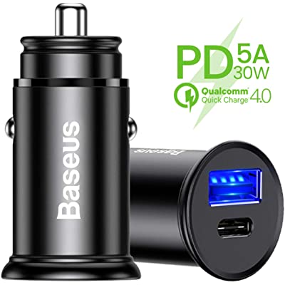 ゲッキーのお買い得商店街 : 【31日まで】Baseus QC4.0＋対応 30W USB-C&USBカーチャージャー CCALL-BS01 ...