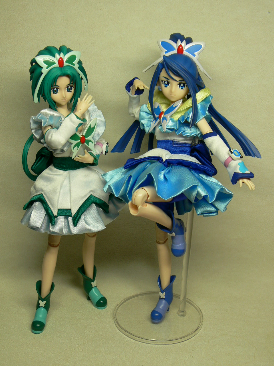 メガハウス アクションフィギュアコレクション Yes プリキュア5 キュアアクア キュアミント おもちゃ帝国