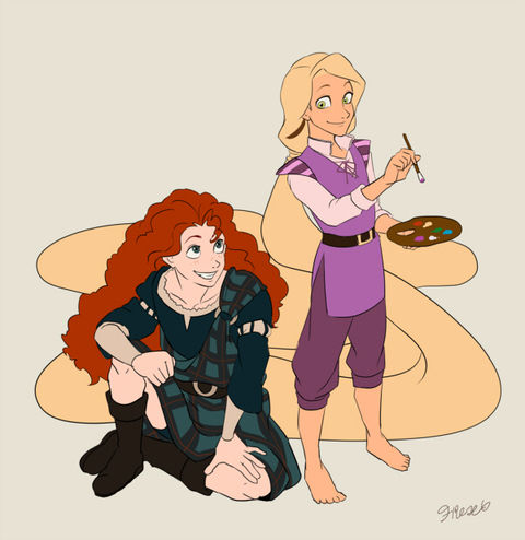 腐女子が描いたディズニーキャラクターの 性転換 イラストがヤバイ バズラル団