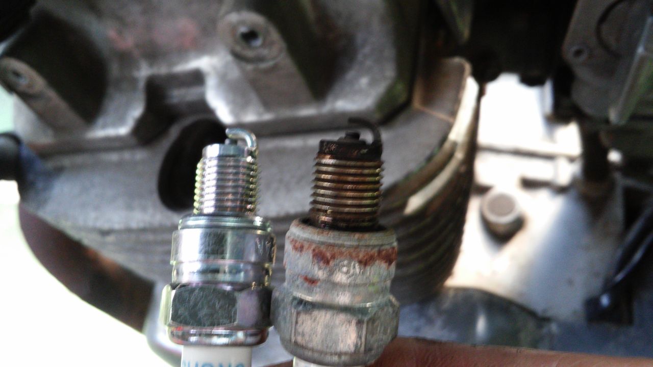 レブル プラグ 交換 レブル9万キロ 原付２種トリシティ ヤマハ パスで通勤