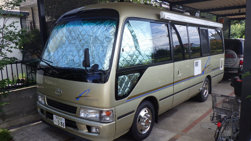 バスコン コースターアルカディア売却 トレガノ アンタレス４７６見物 気まぐれ更新日記 車いじりとキャンピングカー旅行記
