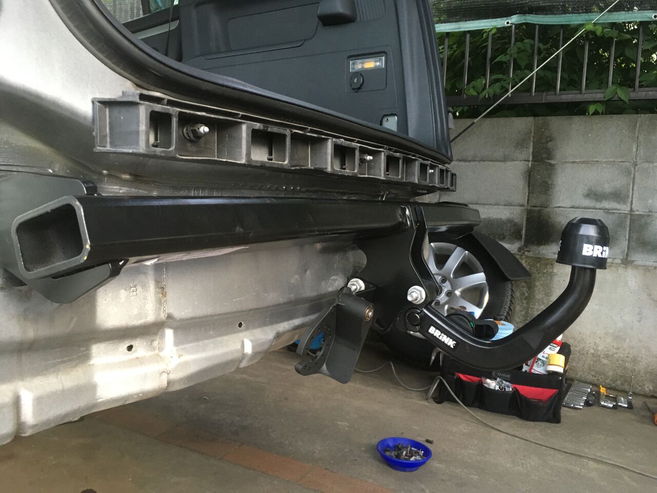VWトゥーラン 『ヒッチメンバー 取付け』（BRINK） : ☆気まぐれ更新 