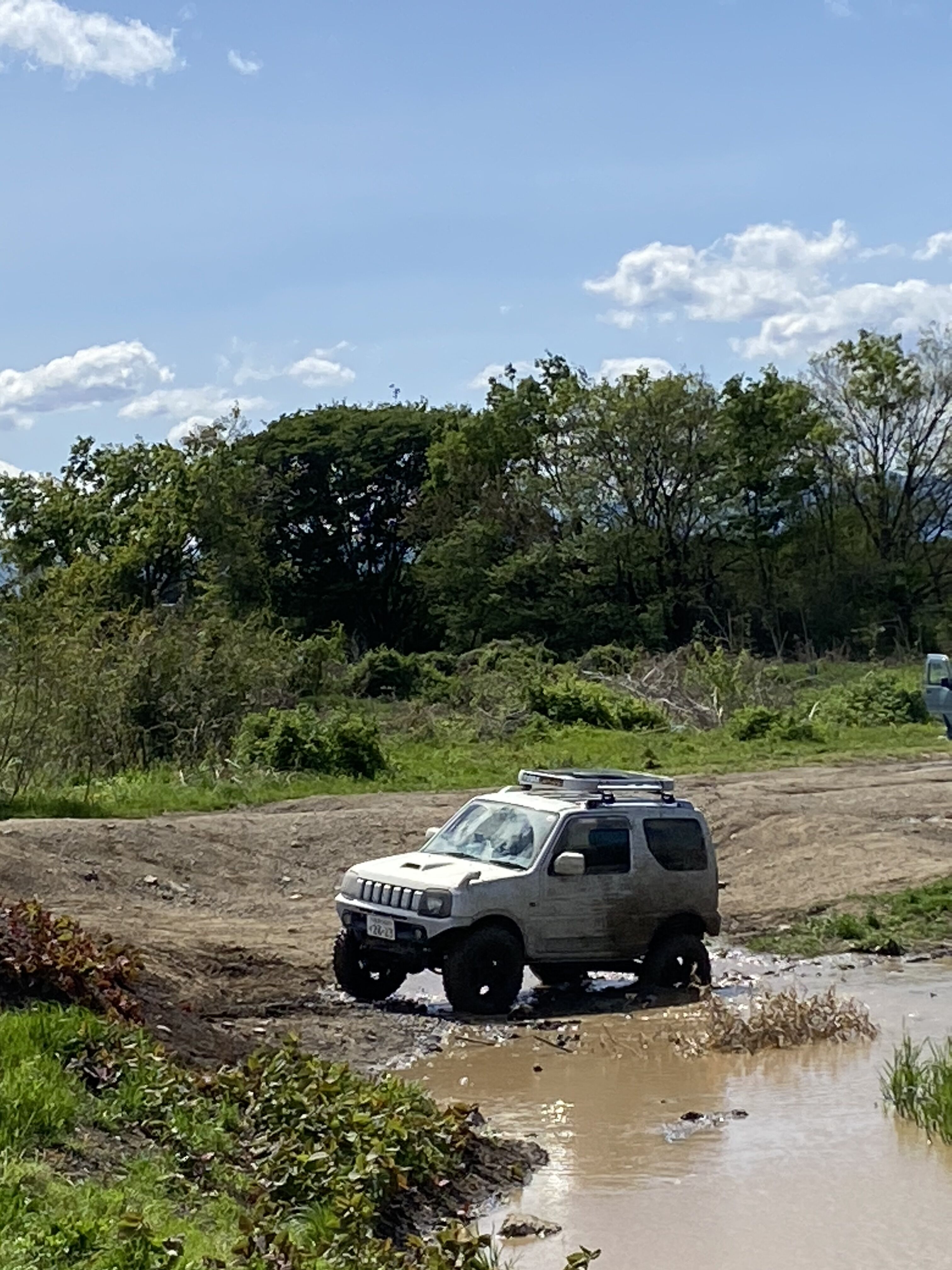 4月18日 春の入間川河川敷サイクリング オフロードコースランチ 気まぐれ更新日記 車いじりとキャンピングカー旅行記