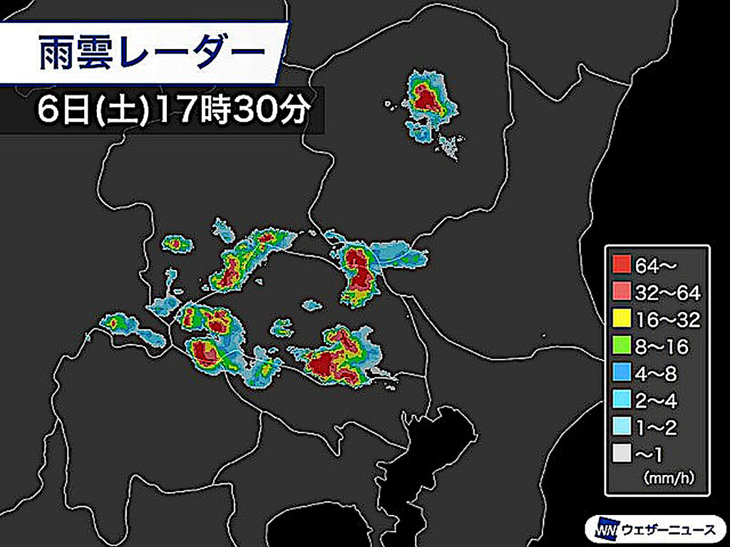 区 雨雲 岡山 市 レーダー 南