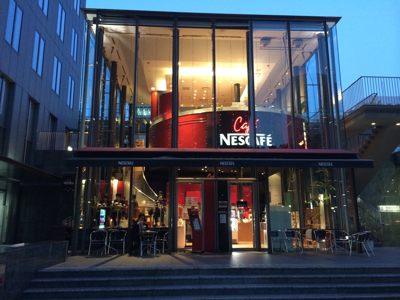 カフェネスカフェ Cafe Nescafe 三宮店 2014年4月 Kobe Masaruのブログ