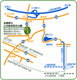 三木総合防災公園アクセスマップ